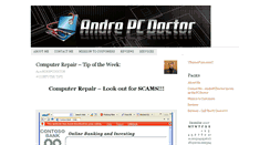 Desktop Screenshot of andrepcdoctor.com